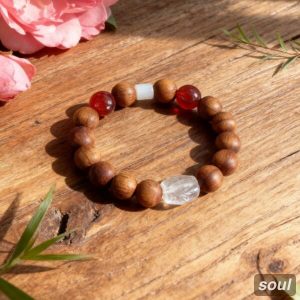 240白水晶红玛瑙-男女同款-600x600-1-1.jpg 【soul】D206 Vibrant Wood Bracelet