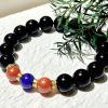 D101 Bead Bracelet: Tricolor Evil-Averting & Fortune-Turning