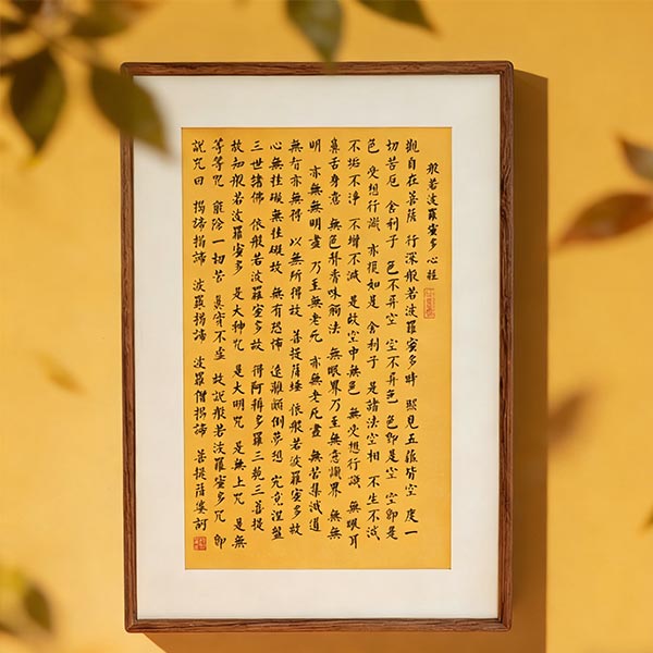 H58开光经文-600x600 H58 Traditional Consecration Buddism Scripture