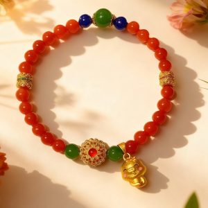 妙柔金蛇-开运桃花_WH_1000x1000px.jpg H141 Miaorou gold snake bracelet