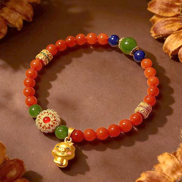 H141 Miaorou gold snake bracelet