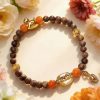 H193 Twilight Motion – Amber Glow Bracelet