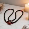 H64 Crimson & Ebony Double Loop Necklace (Random Style)