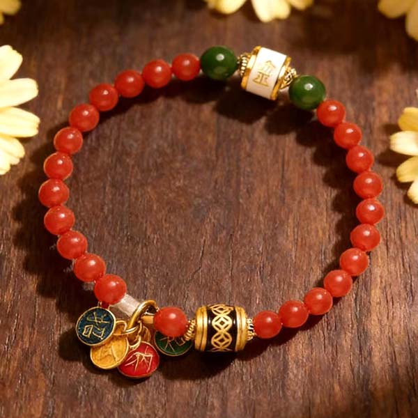 H162 Bracelet: Dragon Element – Metal